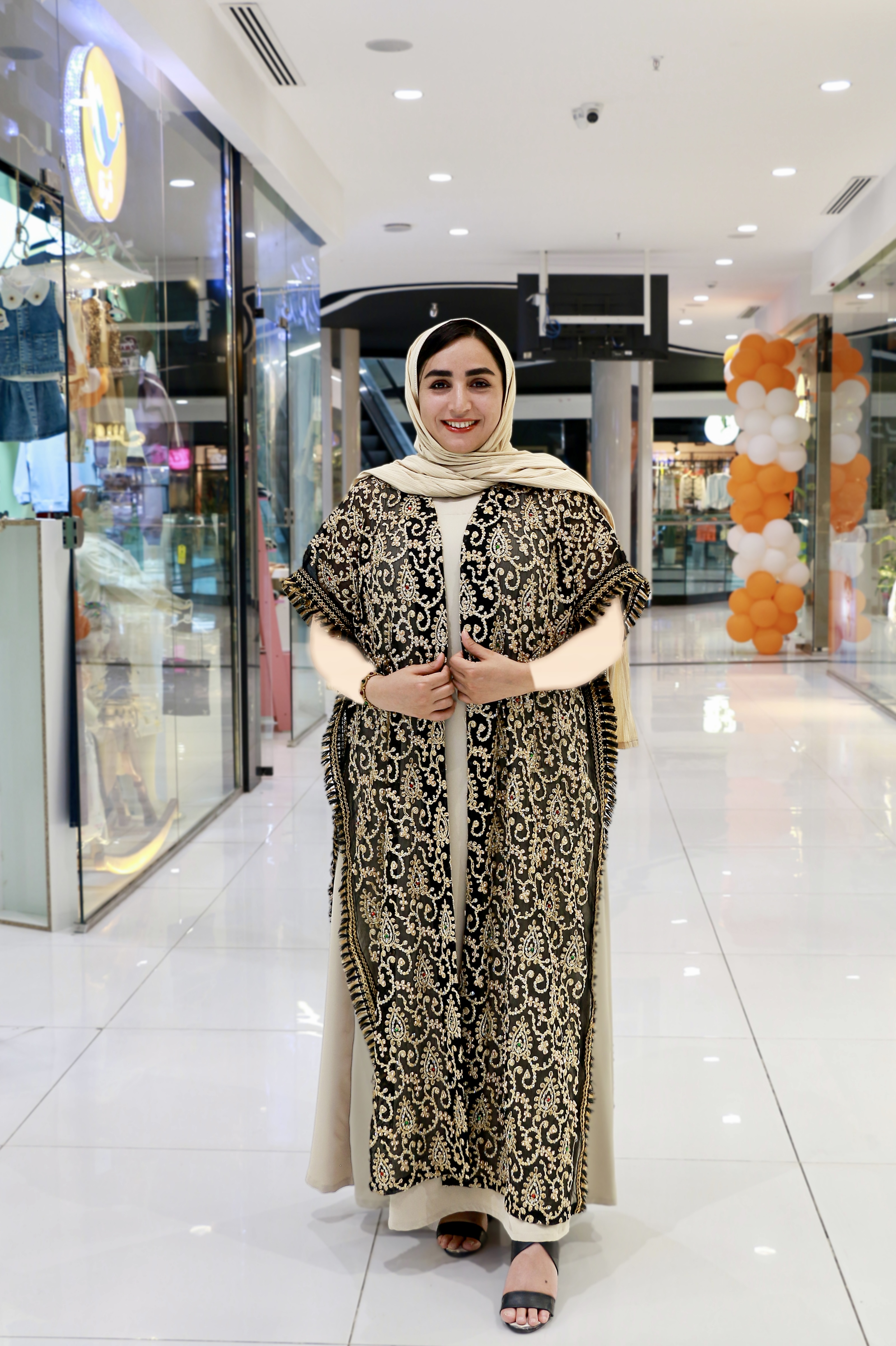 عبای مجلسی جلو باز شکیل مدل فاخر